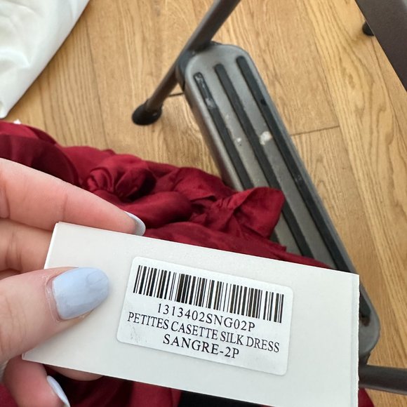 Reformation Red Satin Maxi Dress - Picture 3 of 11